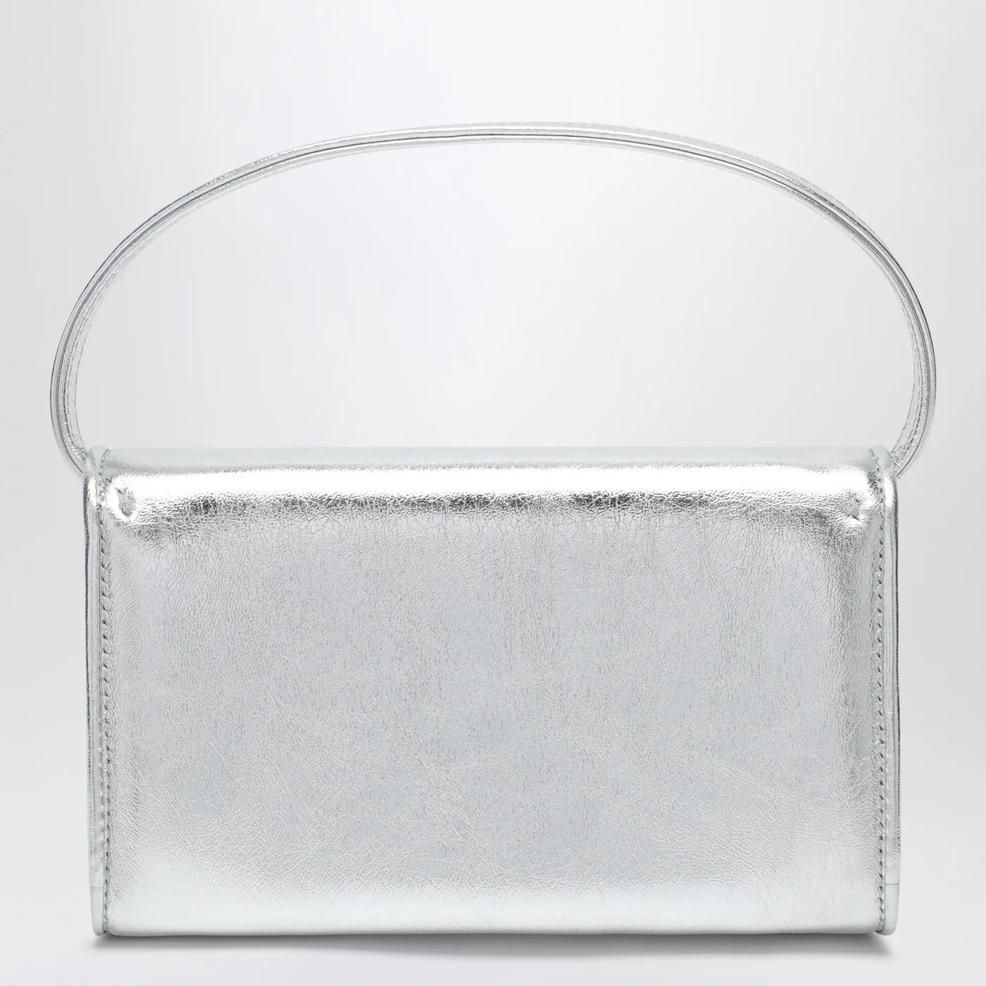 ROGER VIVIER - Silver leather Micro Pilgrim bag