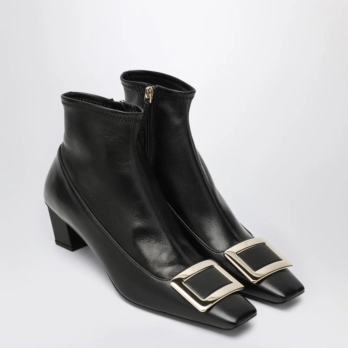 ROGER VIVIER - Belle Vivier black ankle boots