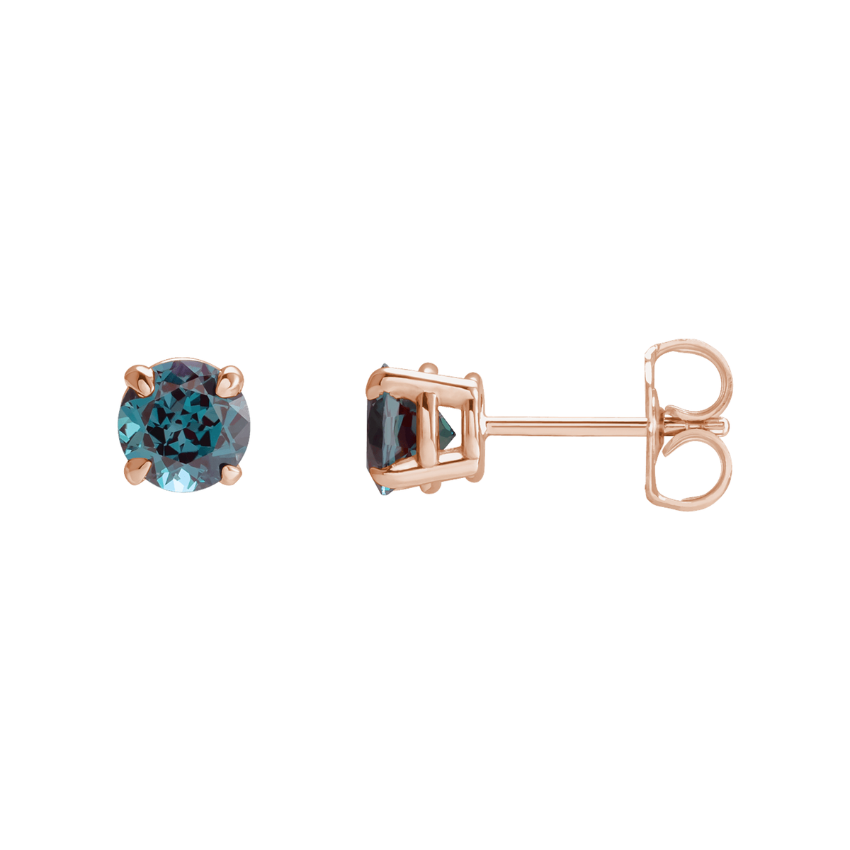 Alexandrite Stud Earrings