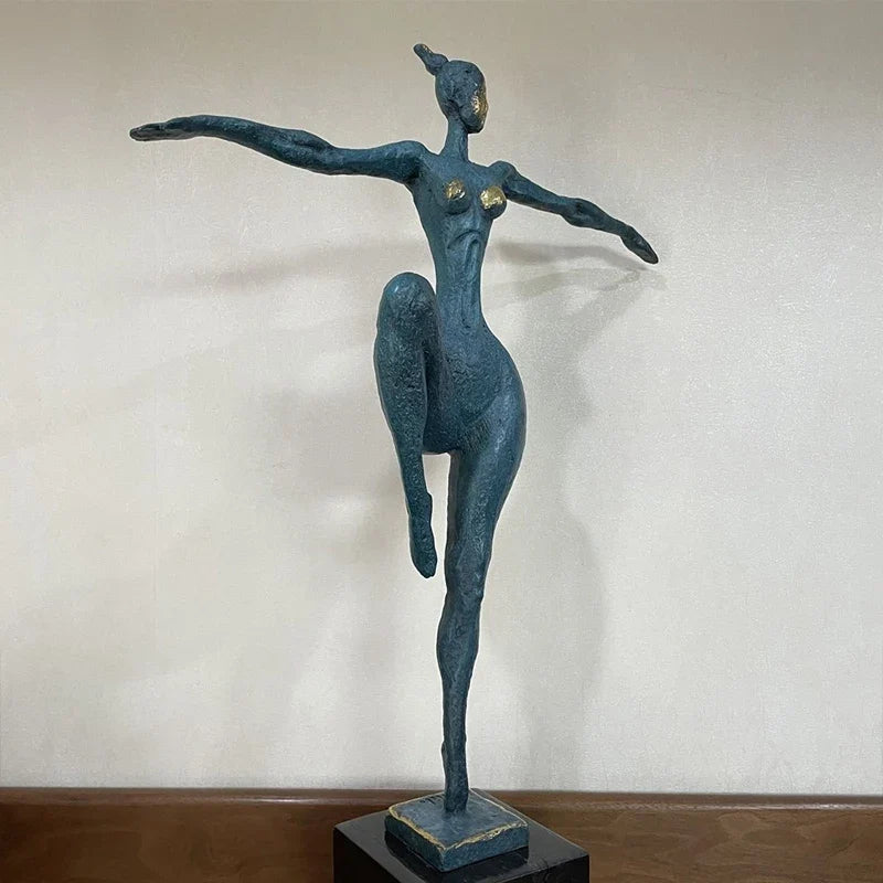 THE BALANCE | Abstract Bronze Female Figure