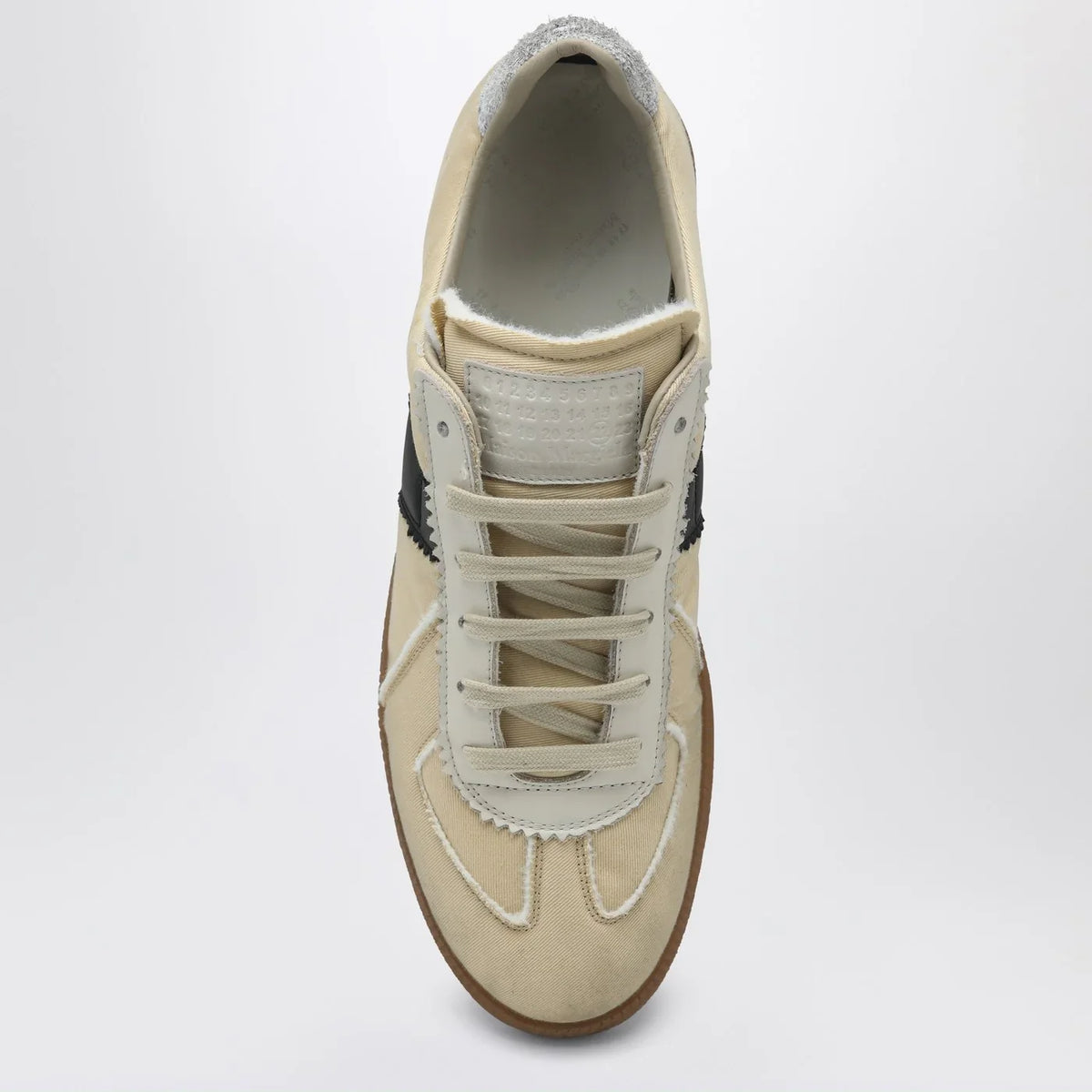 Maison Margiela - Yellow/Black Vintage Low Top Sneakers Replica
