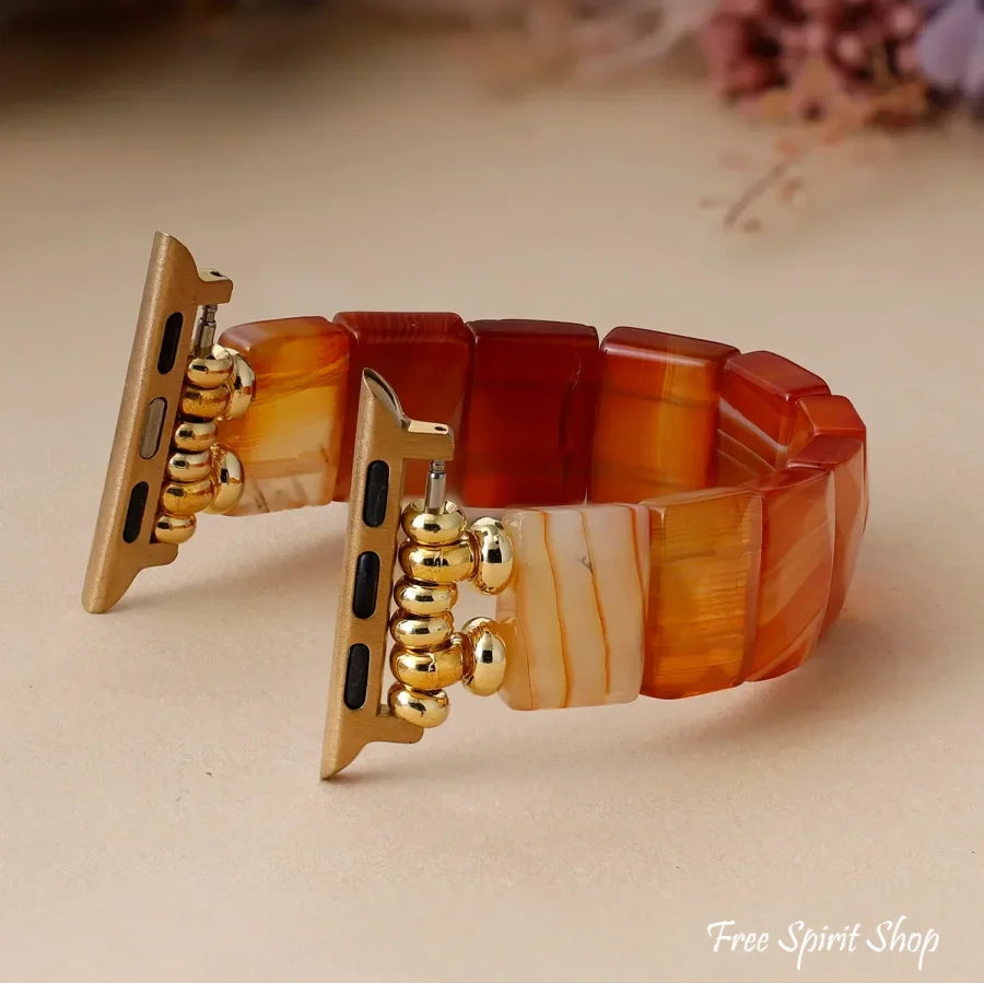 Carnelian Apple Watch Band
