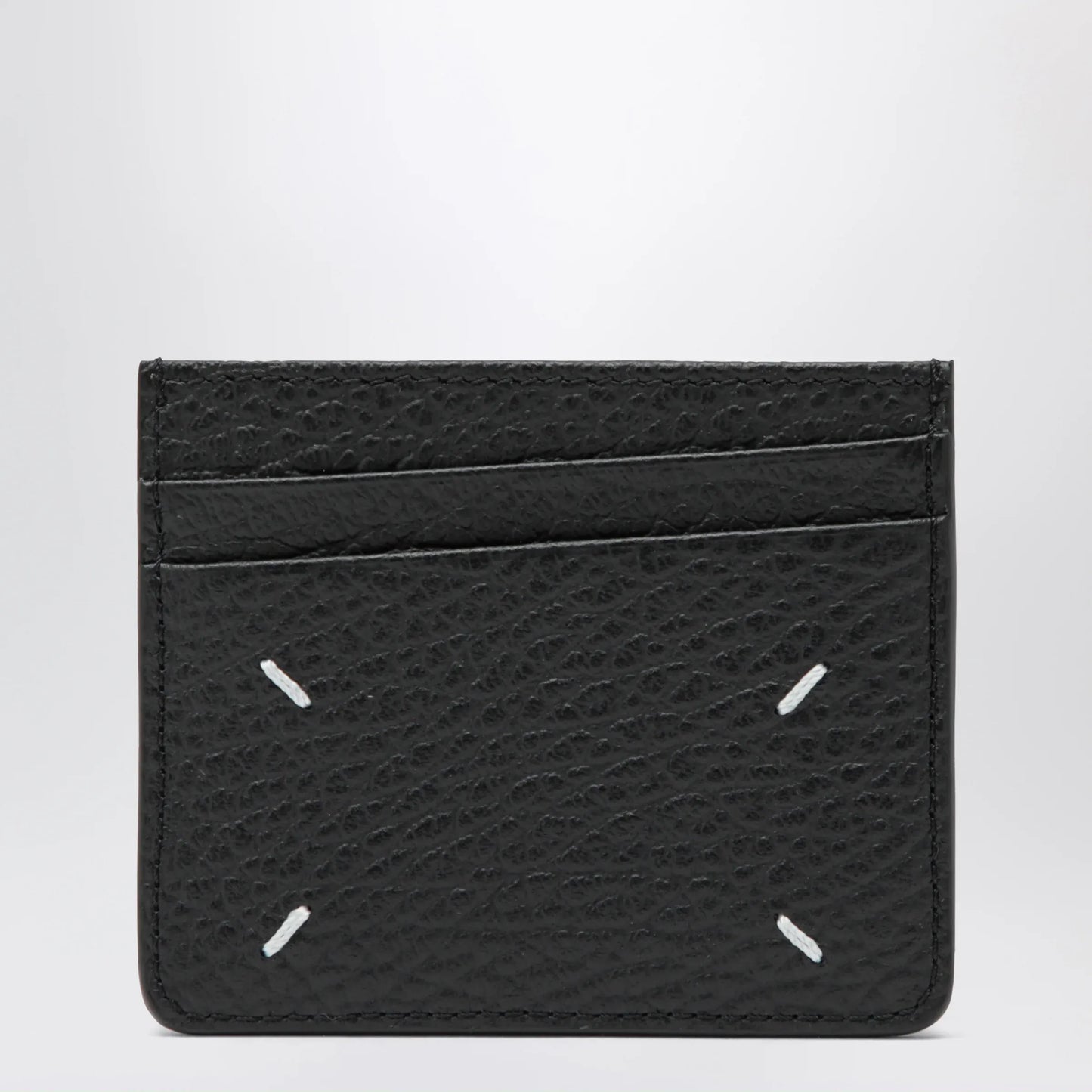 Maison Margiela - Black Four Stitches calfskin card holder
