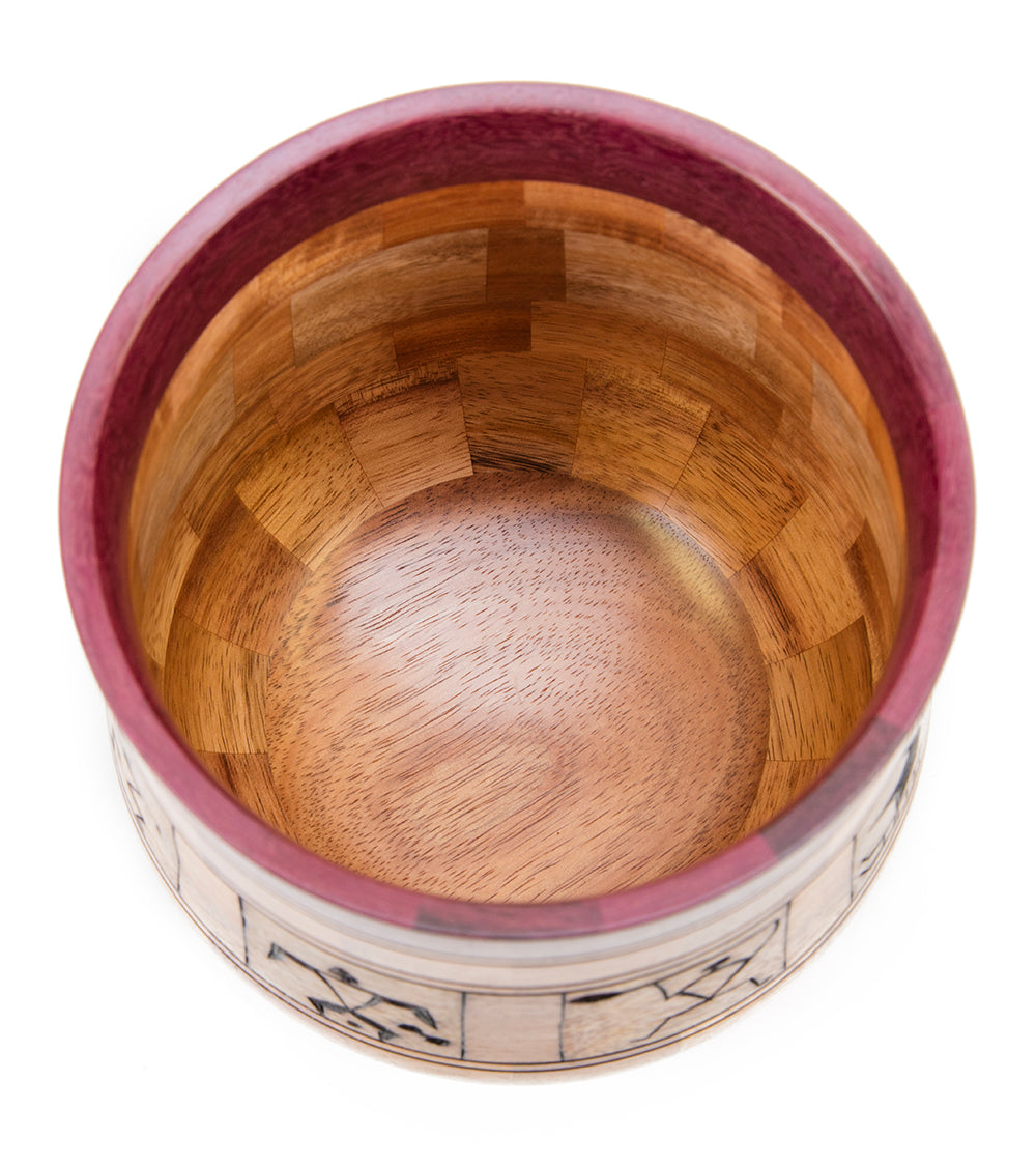 Segmented Koa Vessel 6" Petro by Gregg Smith