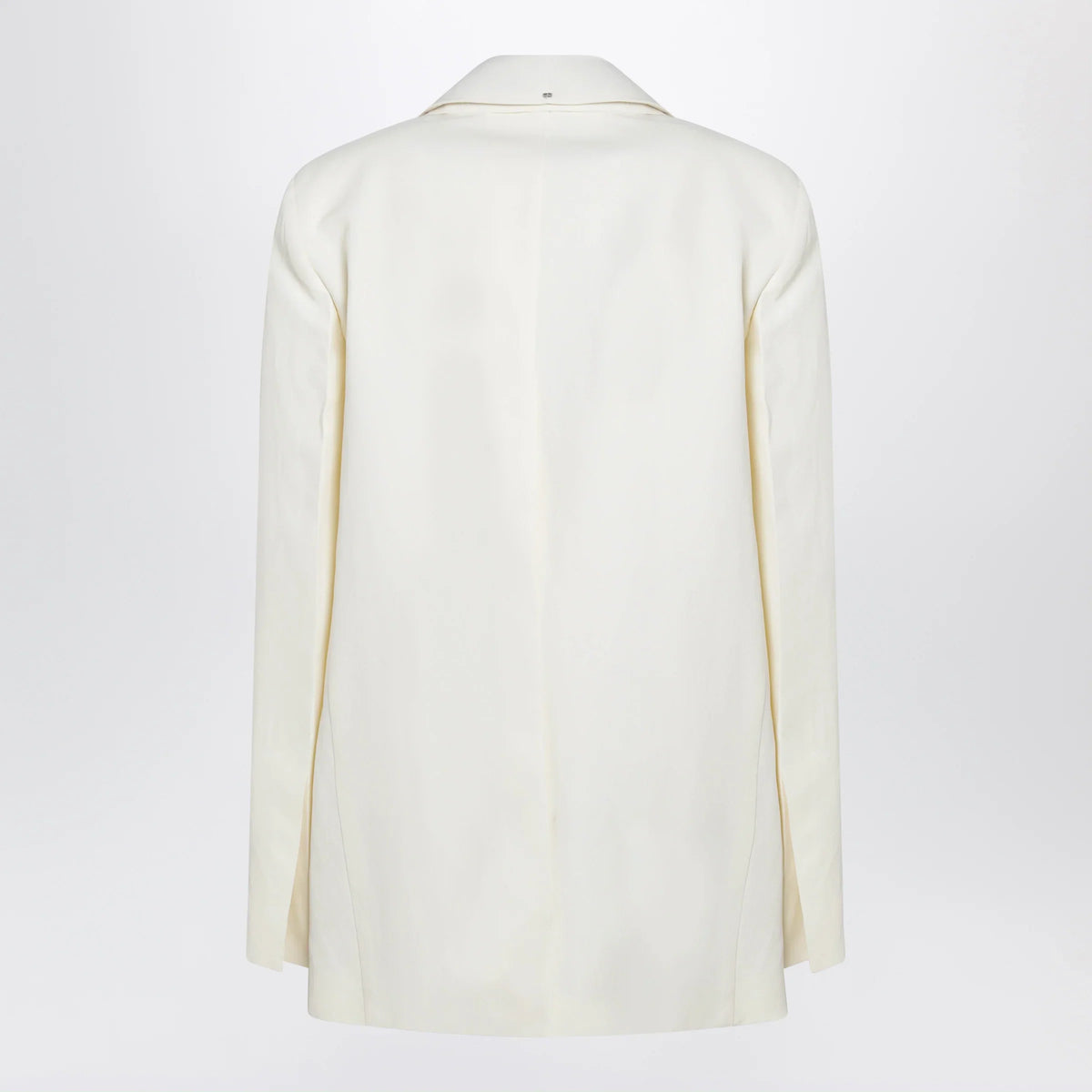 Sportmax - Double-collar blazer in viscose blend, yellow