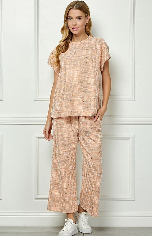 Skylar Boucle Textured Top