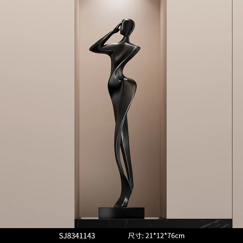 Abstract Tapered Figure Sculpture