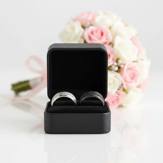 Simple Black Domed Hip-hop Ring Band