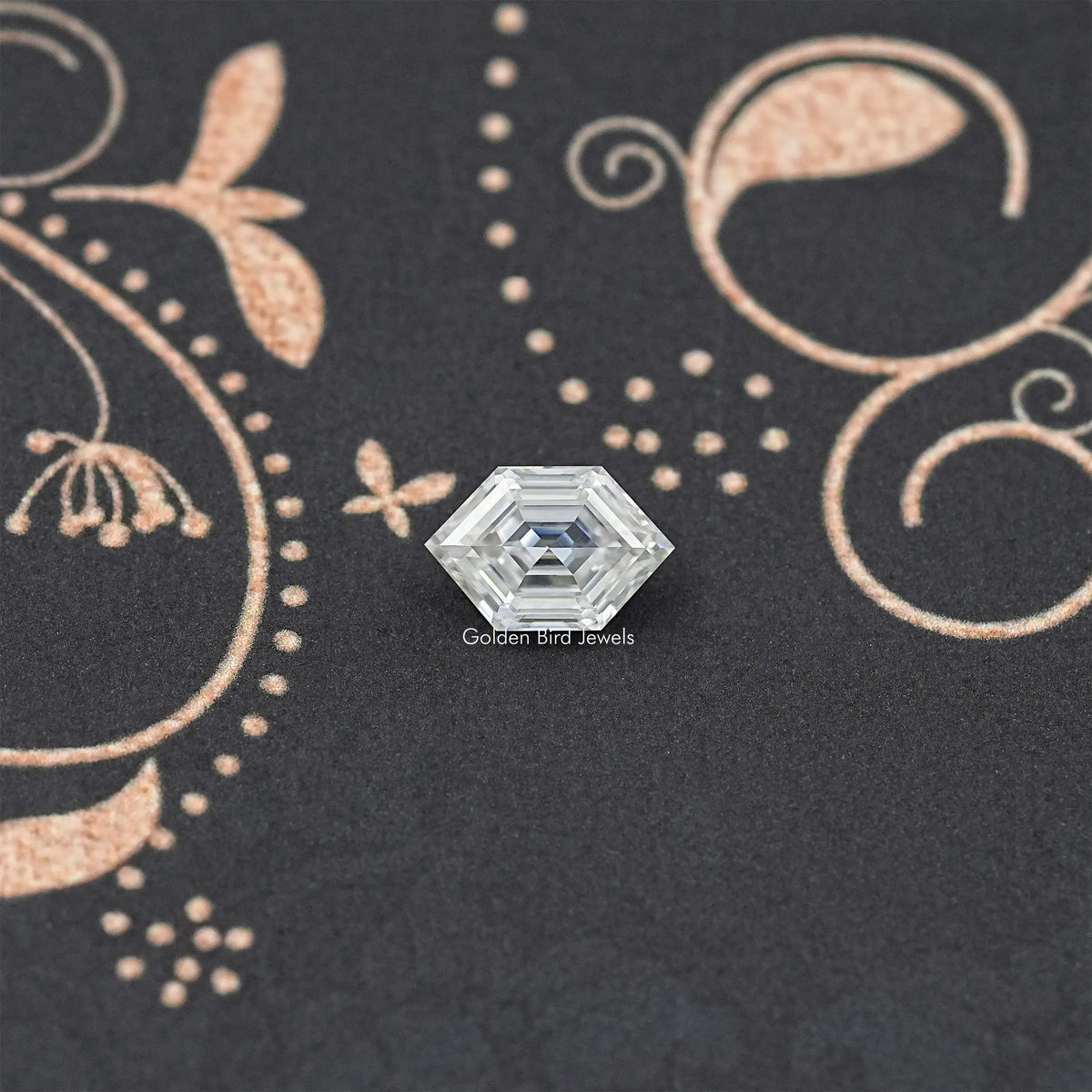 Step Cut Hexagon Moissanite Loose Stone