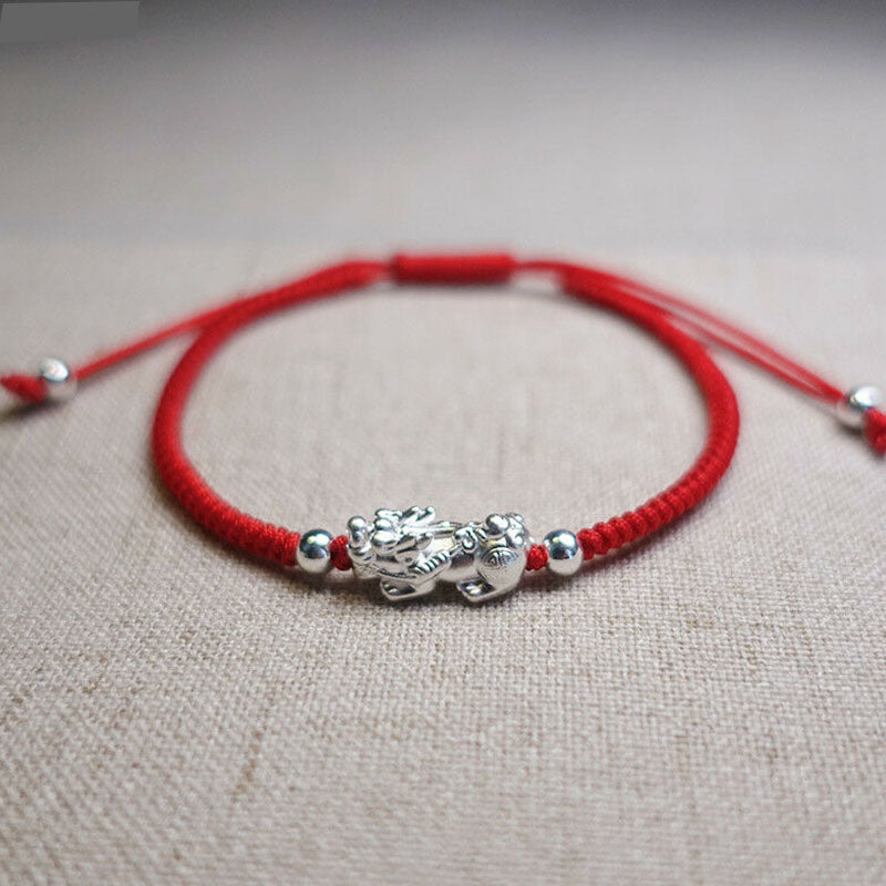 Sterling Silver Pixiu Bracelet