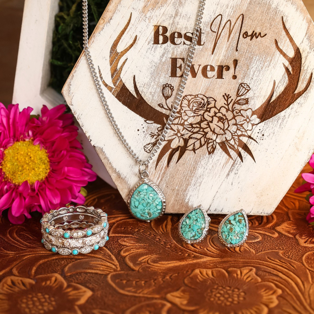 The Turquoise Vintage Florence Stacker Set