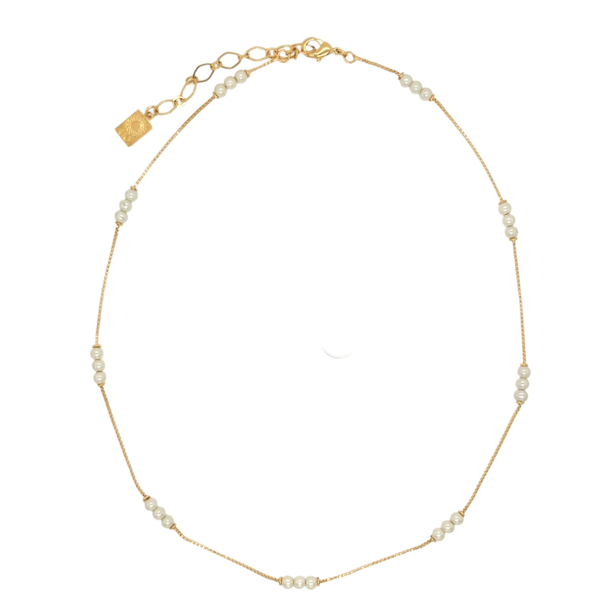 Three Little Fresh-Water Pearl Choker