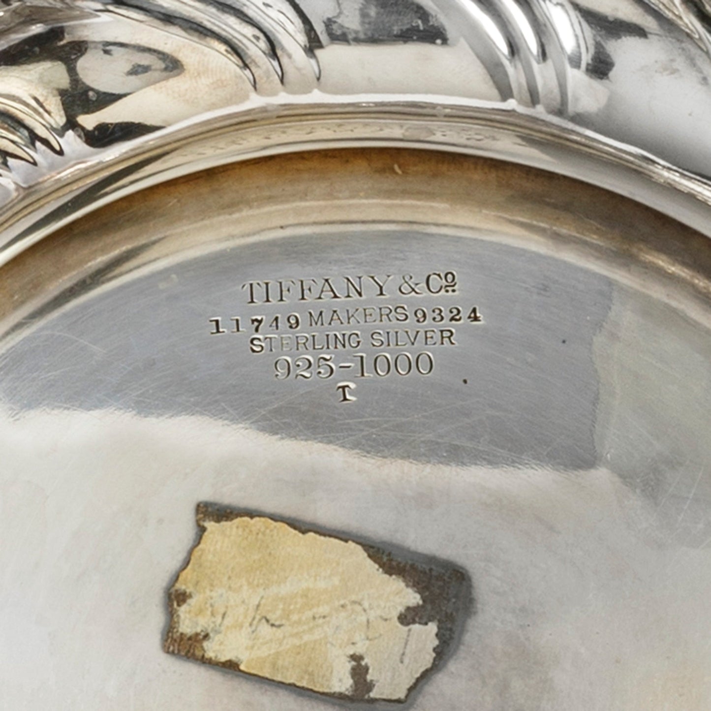 Tiffany & Co. Silver Punch Bowl & Ladle