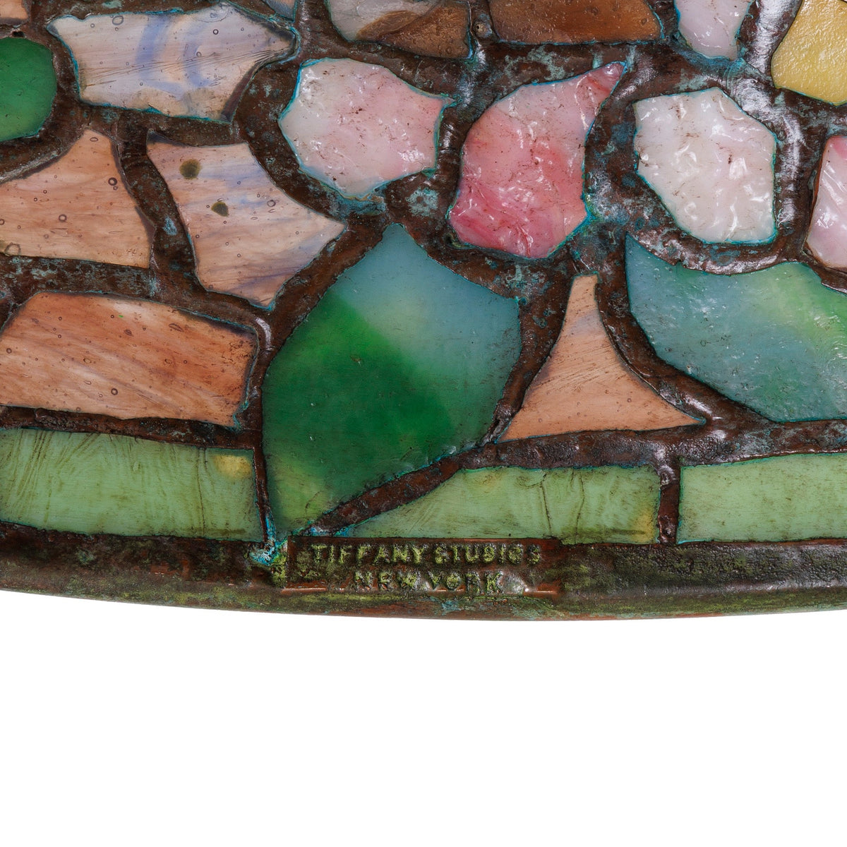 Tiffany Studios New York "Pony Apple Blossom" Table Lamp