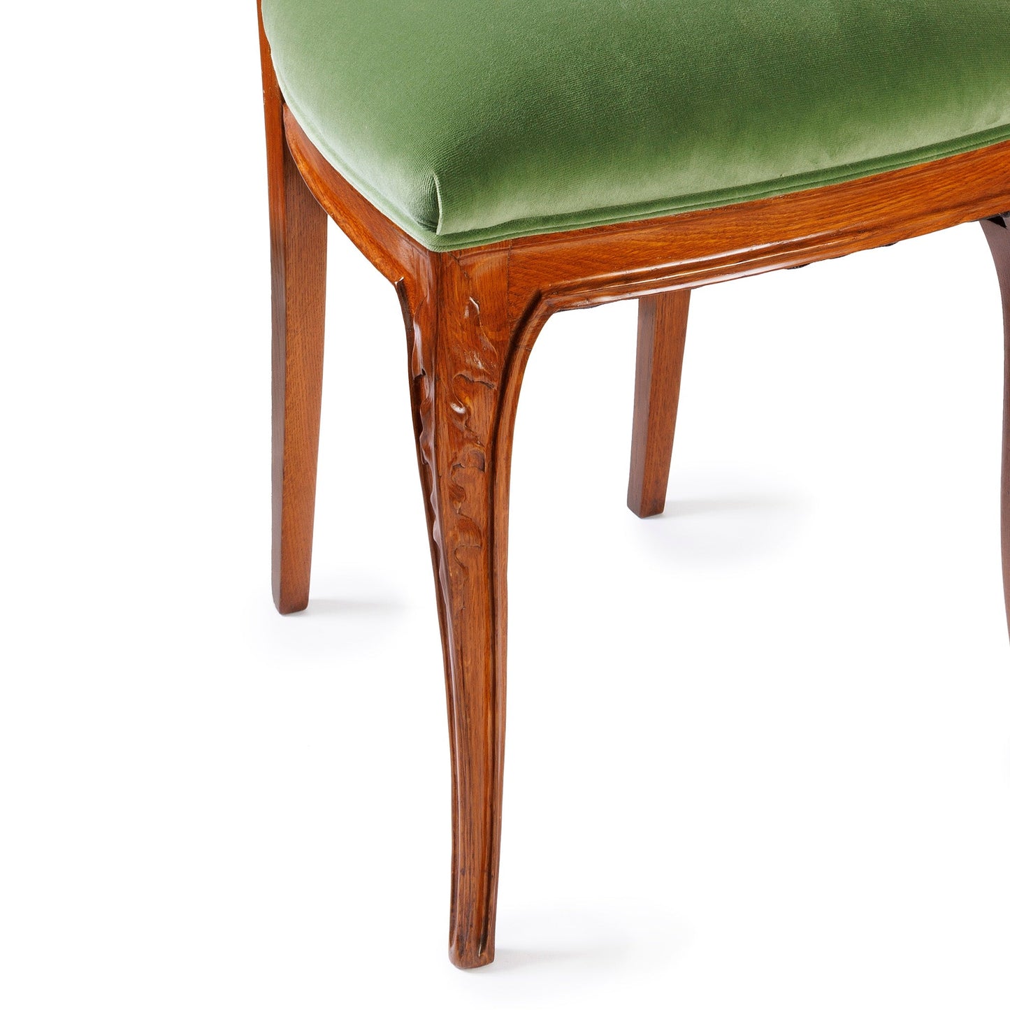 Louis Majorelle "Chicorée" Walnut and Oak Dining Suite