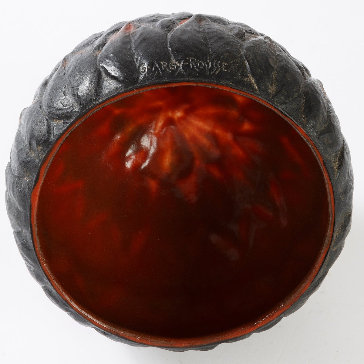 Gabriel Argy-Rousseau "Arbres" Pâte de verre Table Lamp