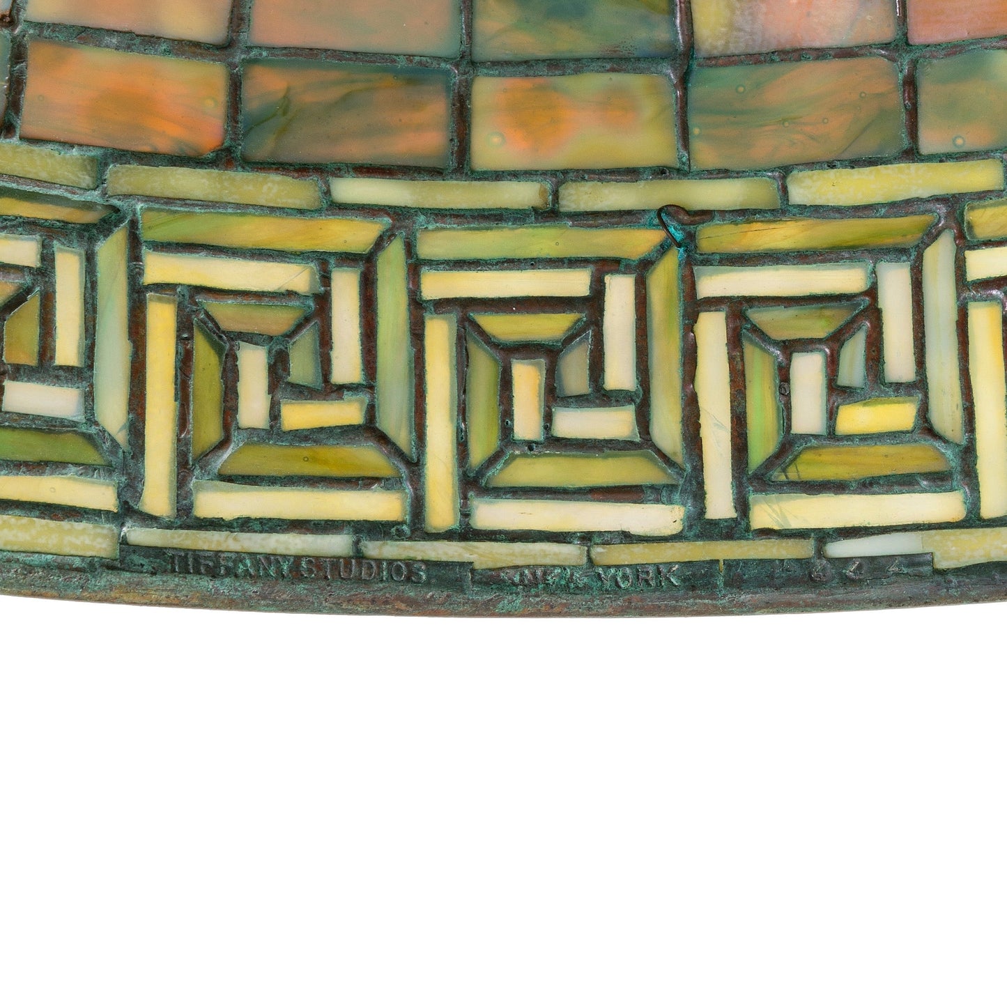 Tiffany Studios New York "Greek Key" Table Lamp