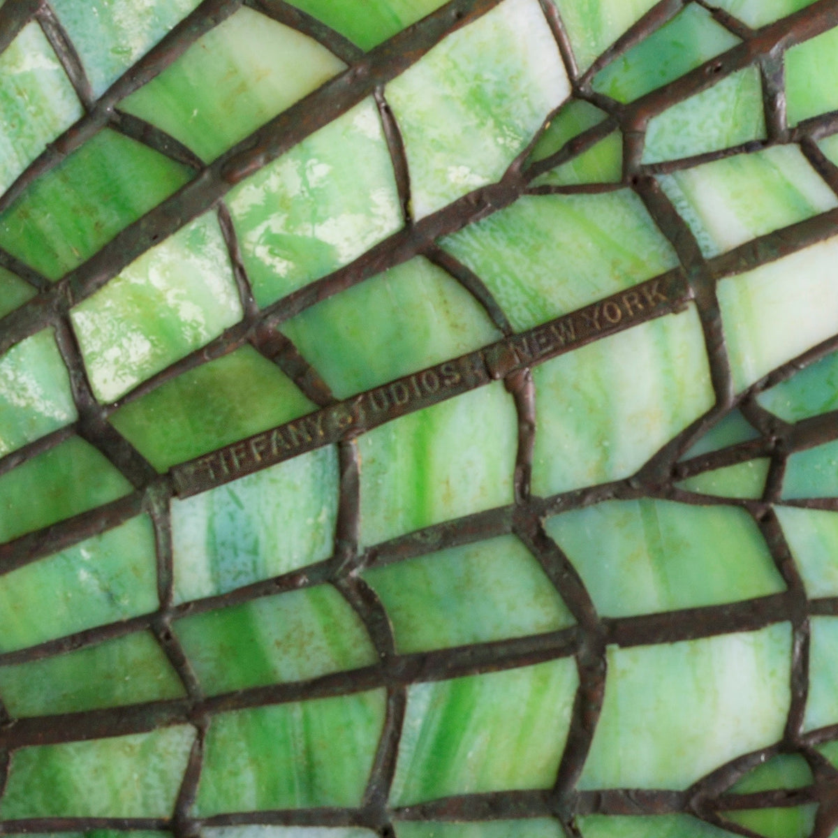 Tiffany Studios New York "Lotus Leaf" Table Lamp