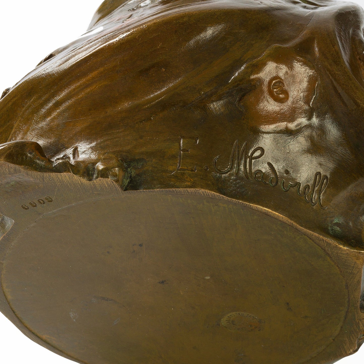 François Madurell "Female Faces" Bronze Jardinière