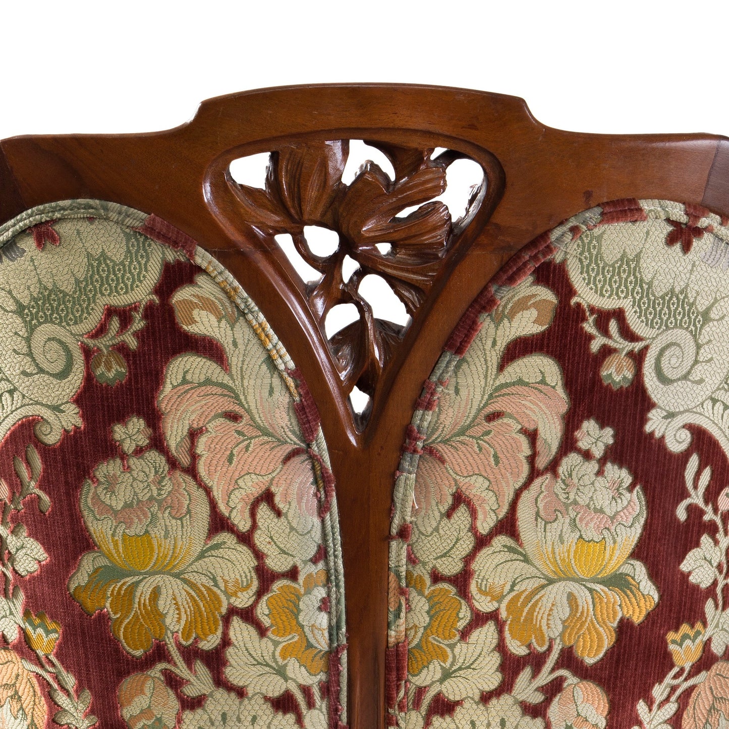 Louis Majorelle "Les Pins" Carved Mahogany Armchair