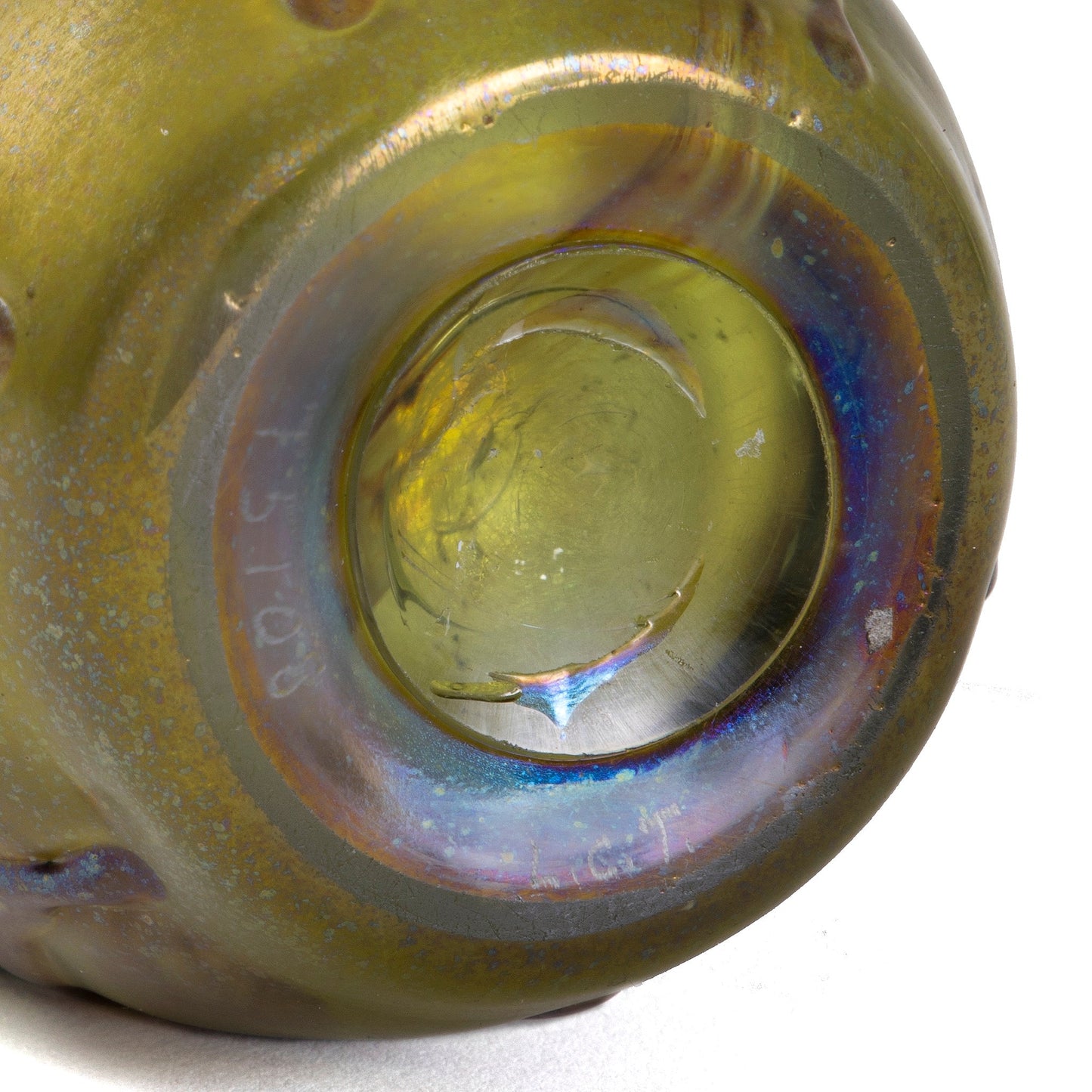 Tiffany Studios New York Decorated Beehive Paperweight Vase