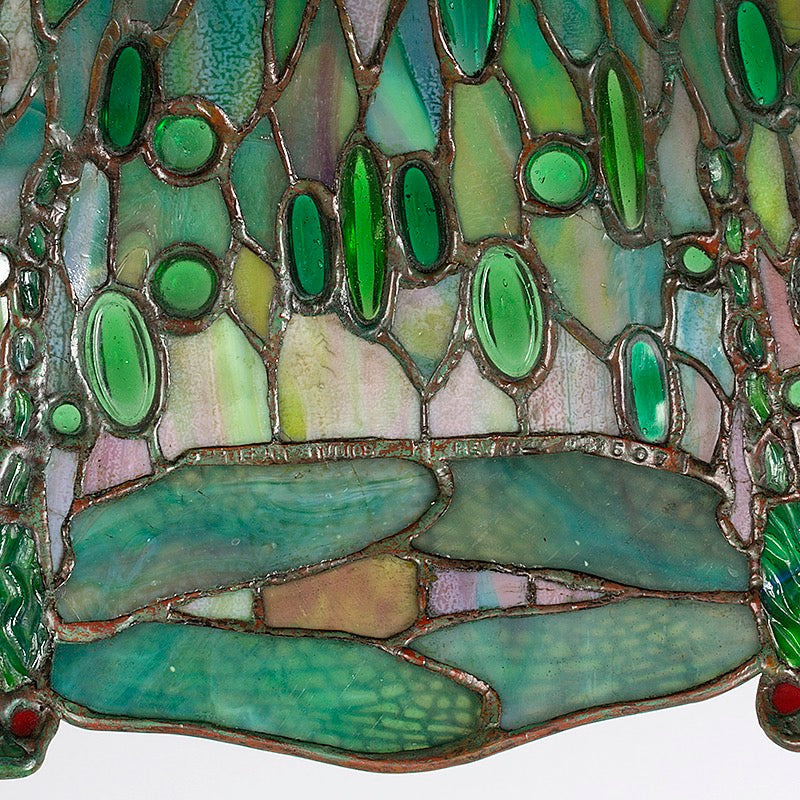 Tiffany Studios New York "Drop Head Dragonfly" Table Lamp