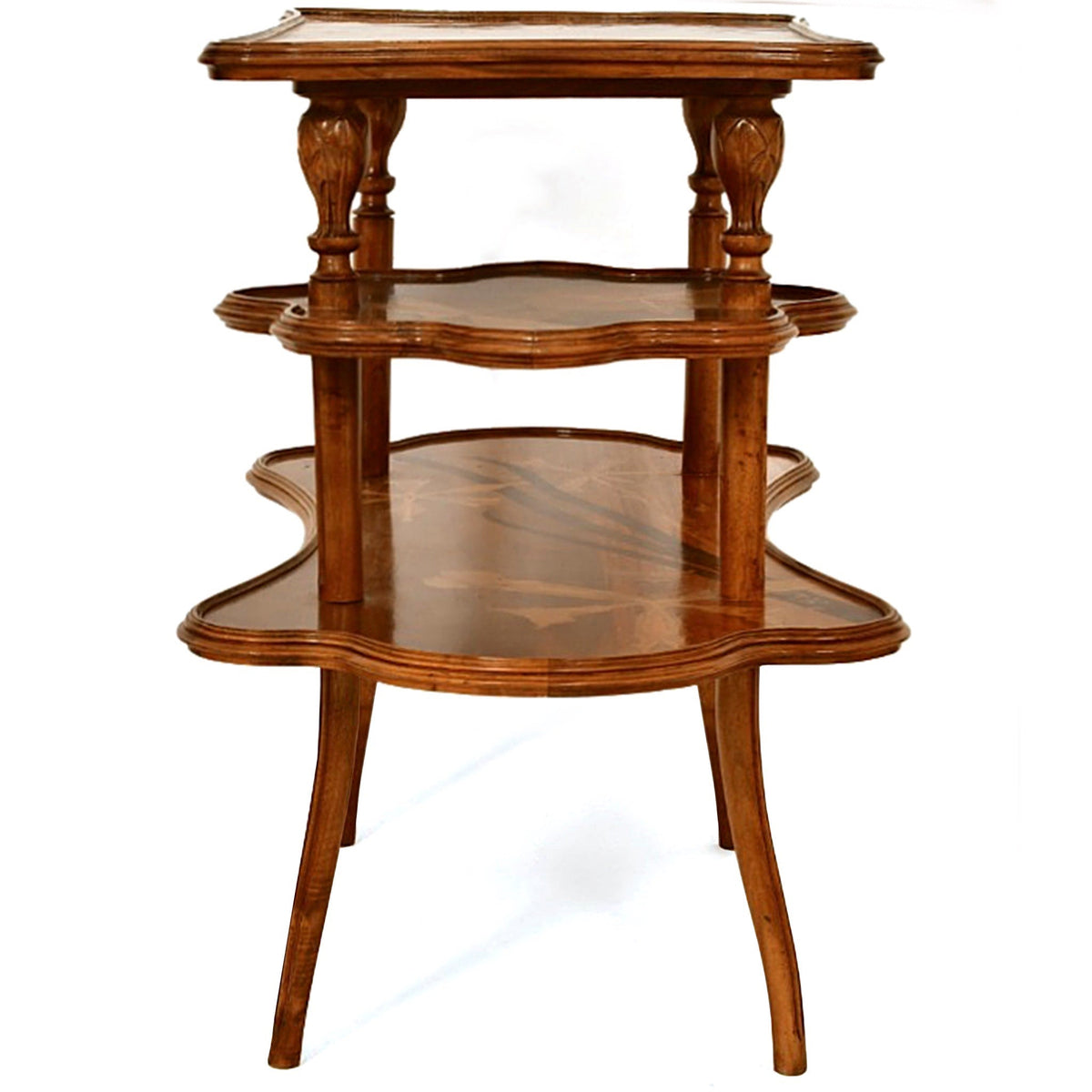 Émile Gallé “Fleur de l’Eau” Three-tiered Table