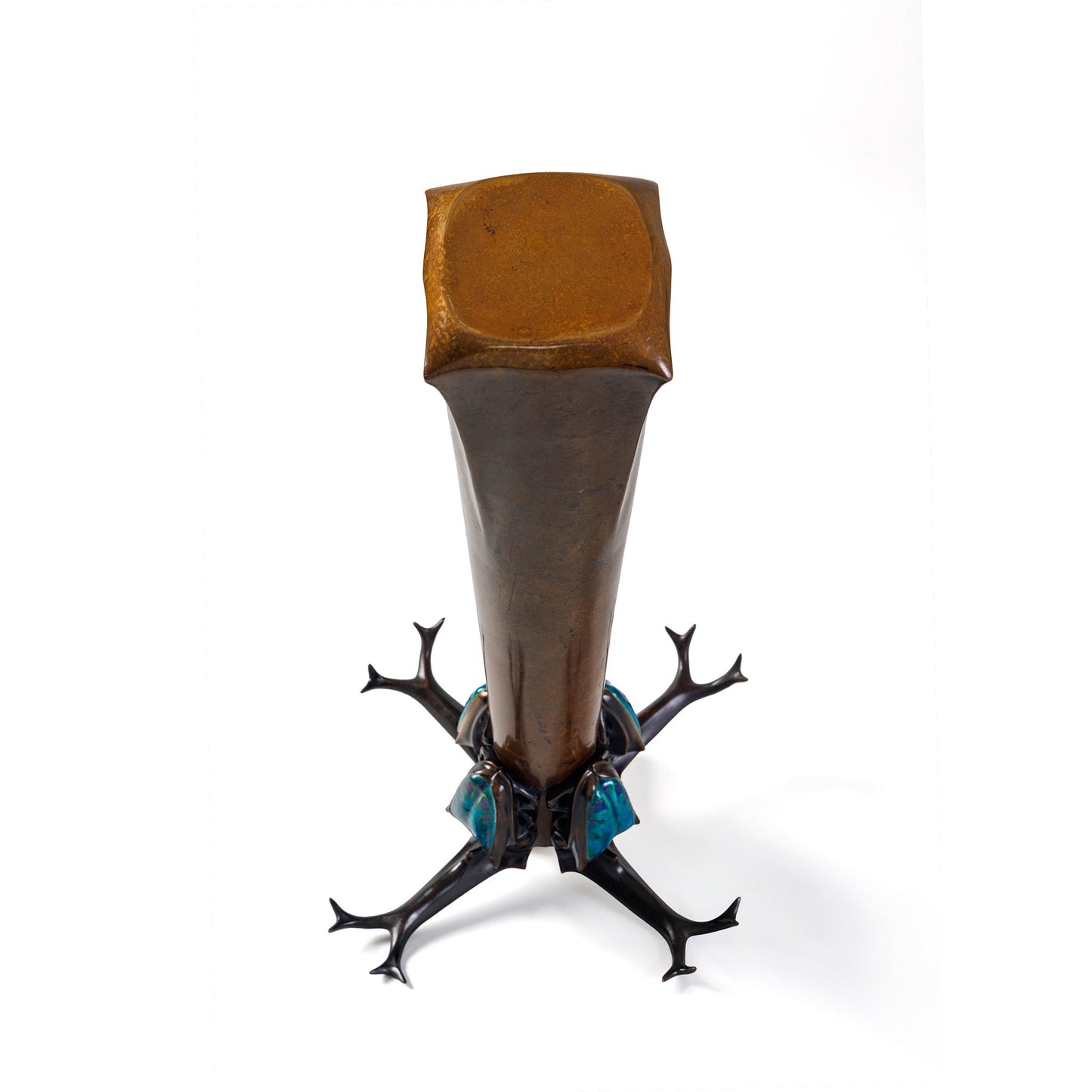 Lucien Gaillard Bronze "Stag Beetle" Vase