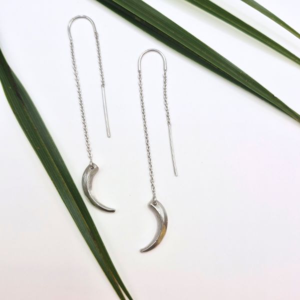 Handmade Claw Threader Earrings