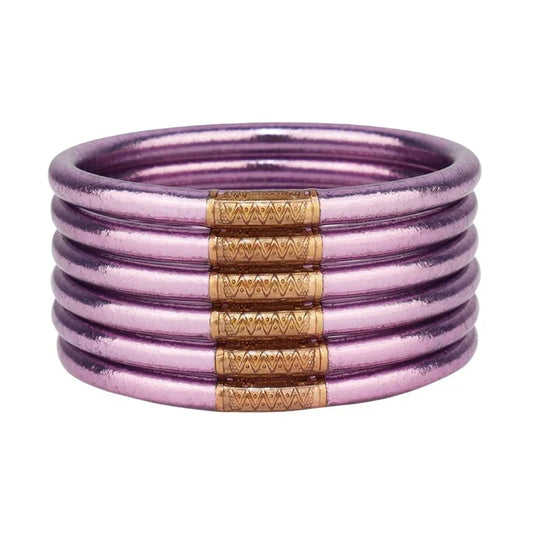 BuDhaGirl All Weather Bangles-Serenity Prayer (Set of 6)