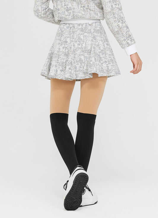 Tweed Flare Skirt