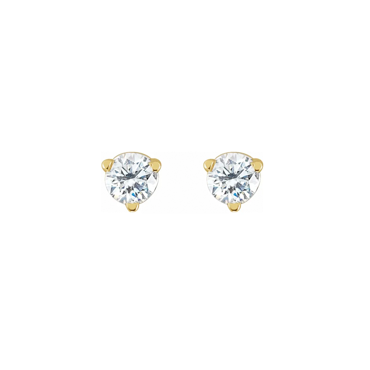 Petite Diamond Stud Earrings