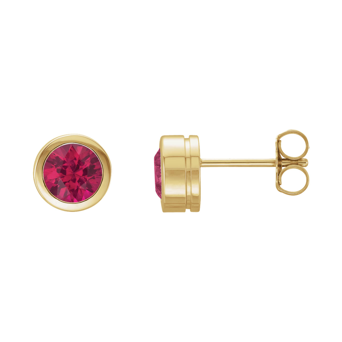 Ruby Stud Earrings