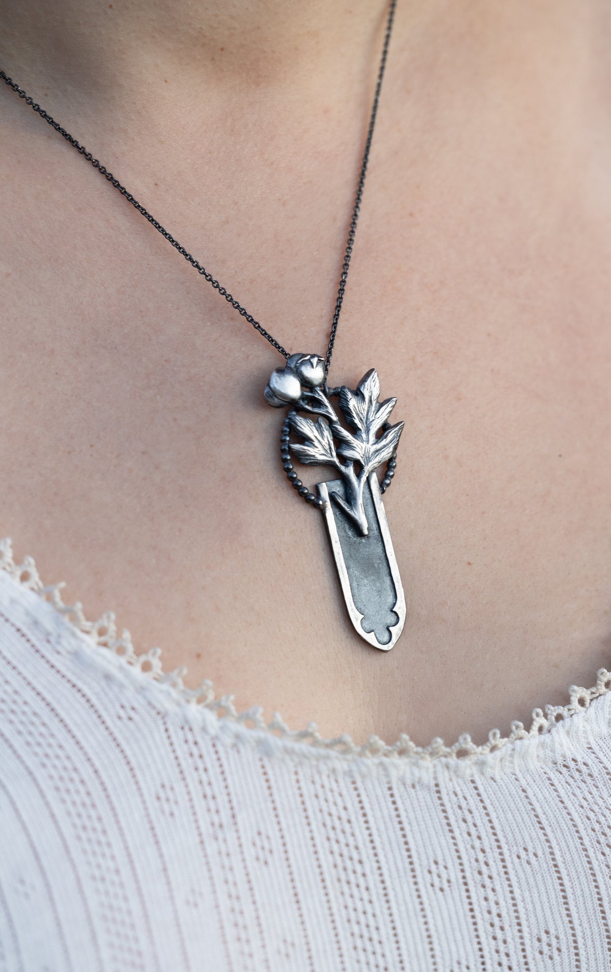 Hawthorn Gothic Arch Necklace