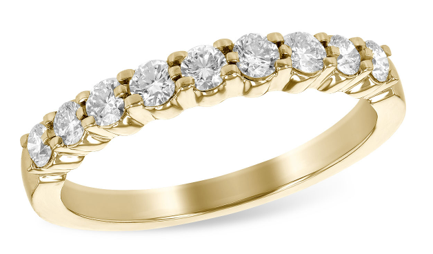 14KW 0.50ctTW Diamond Wedding Band (Size 7)