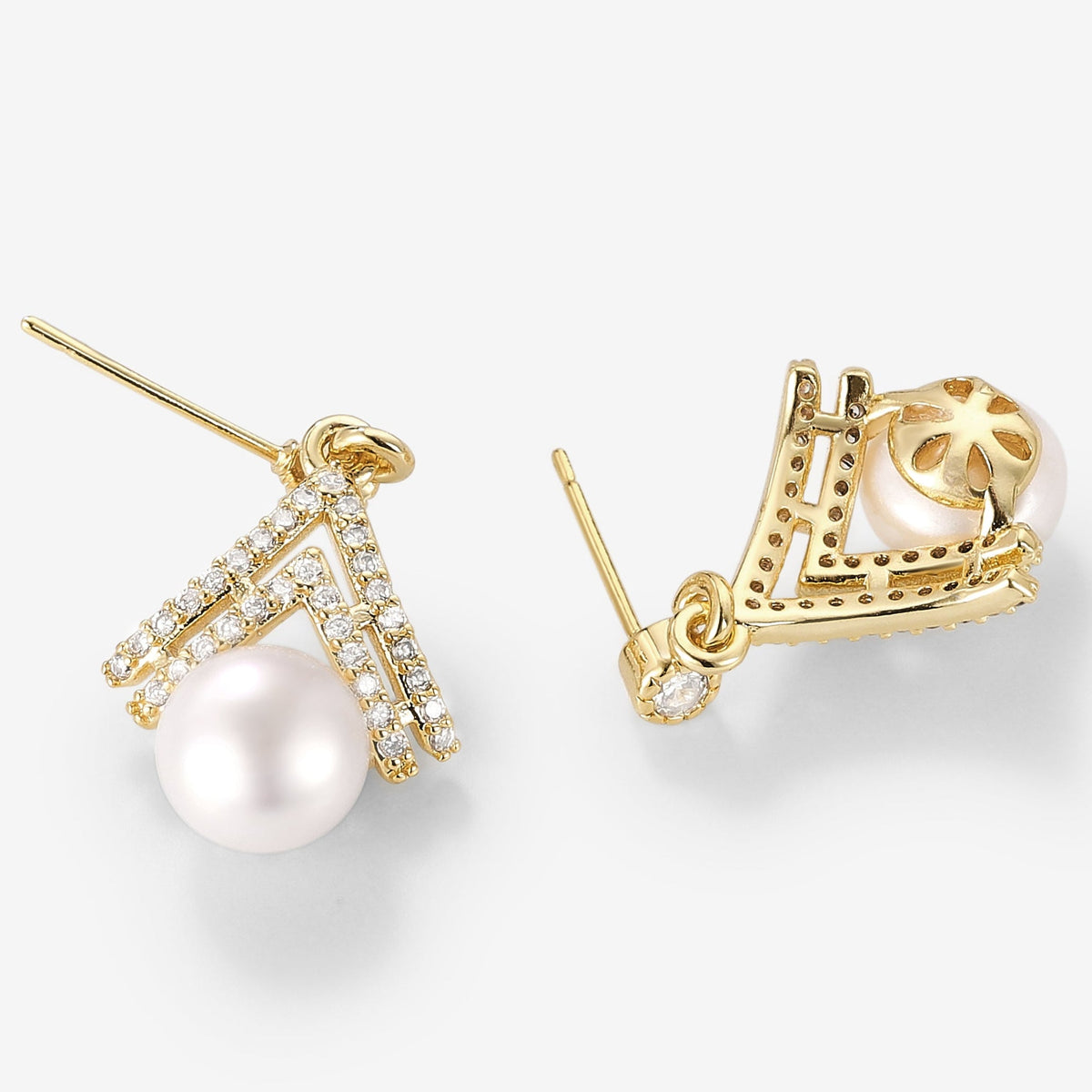 Lahela Jewelry Pearl Earrings Set 2pcs