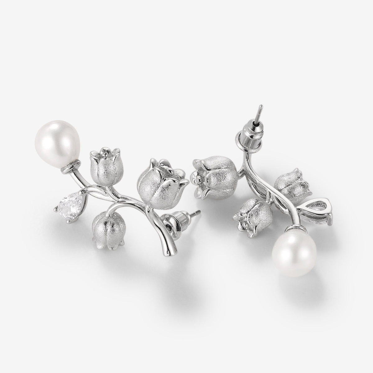 Lahela Jewelry Lily of the Valley Earrings Set 2pcs