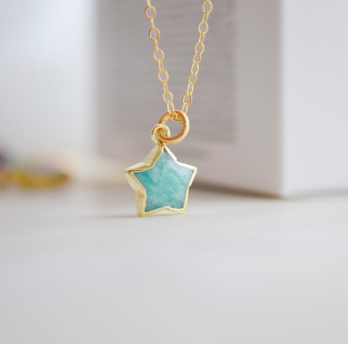 Amazonite Stargazer Necklace