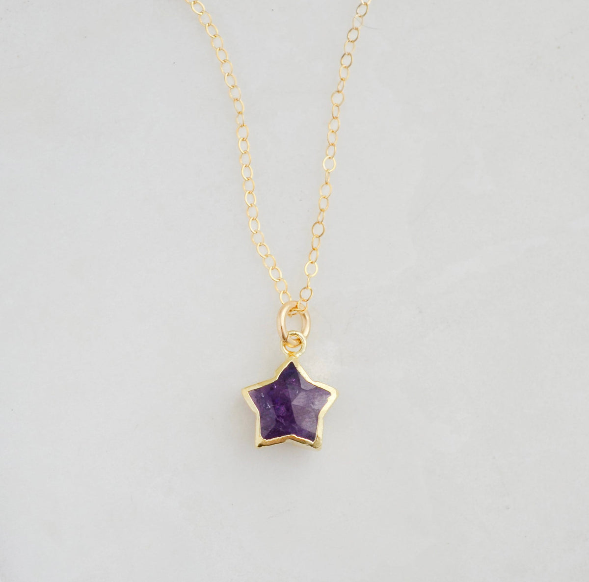 Stargazer Necklace: Amethyst