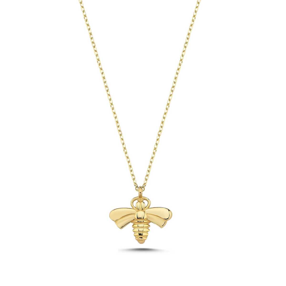 14k Gold Gold Bee Necklace