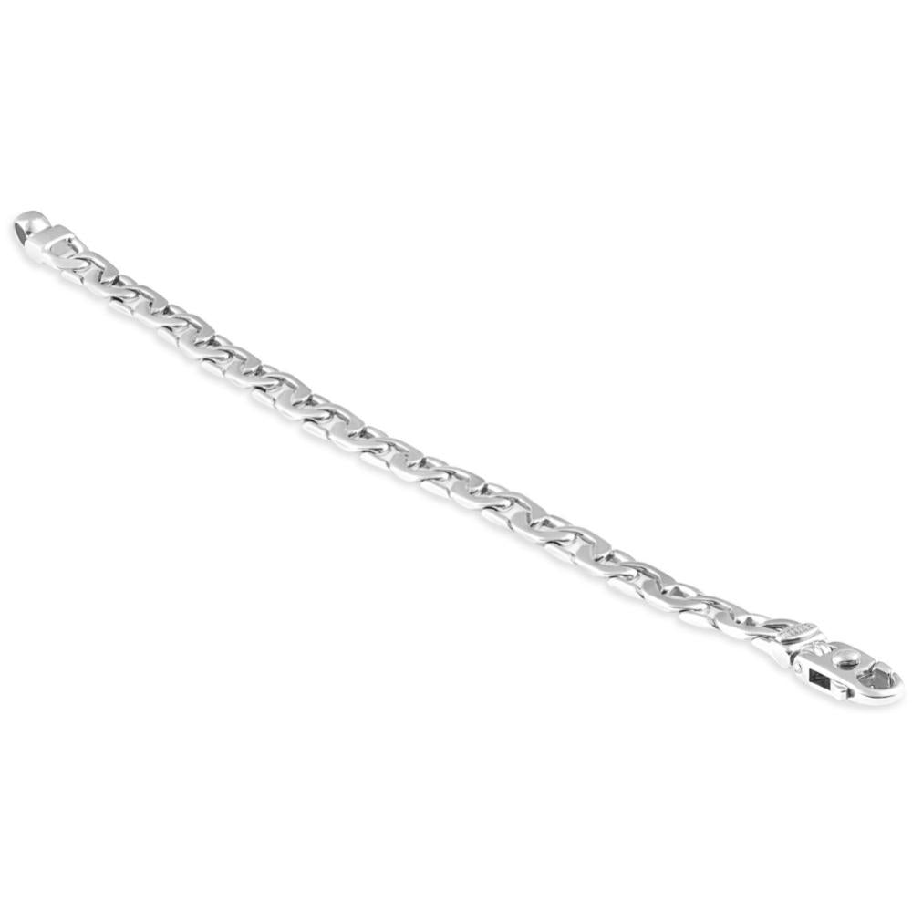 Braccio Men's 20 Gram Clip Link Solid Silver Bracelet 8.5"