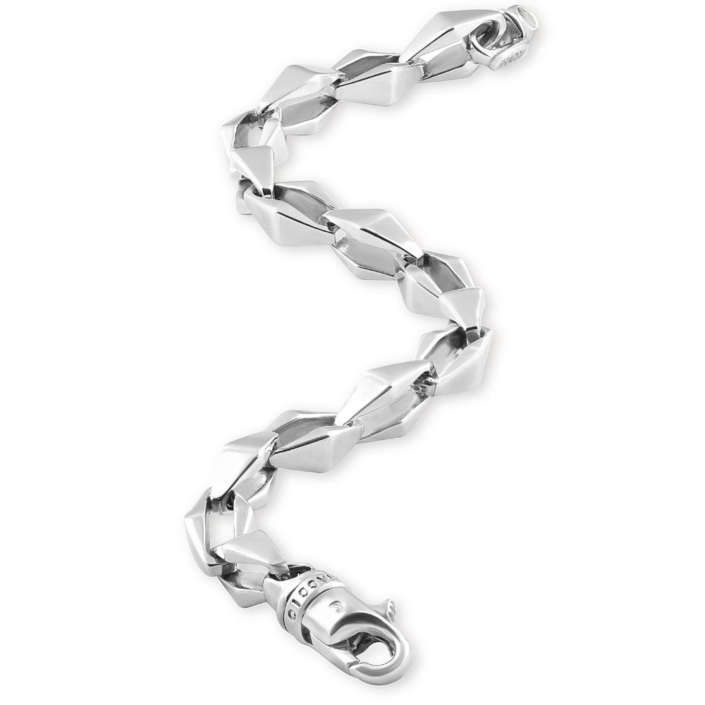 Men's 39 Gram Solid Silver Bracelet 8.5"