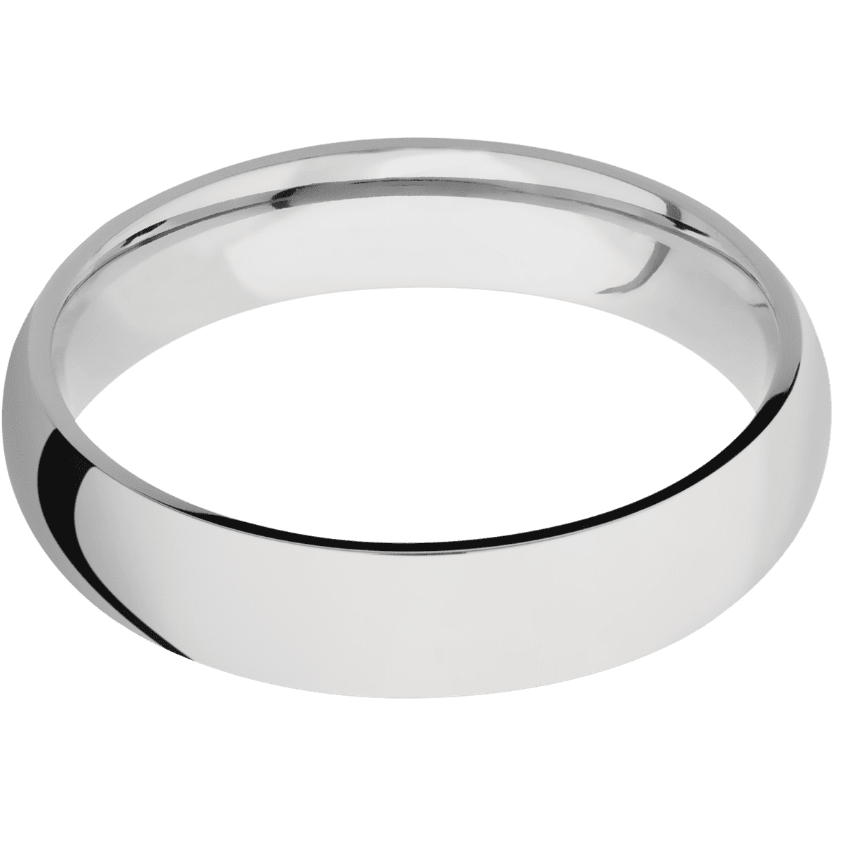 14K White Gold + Polish Finish