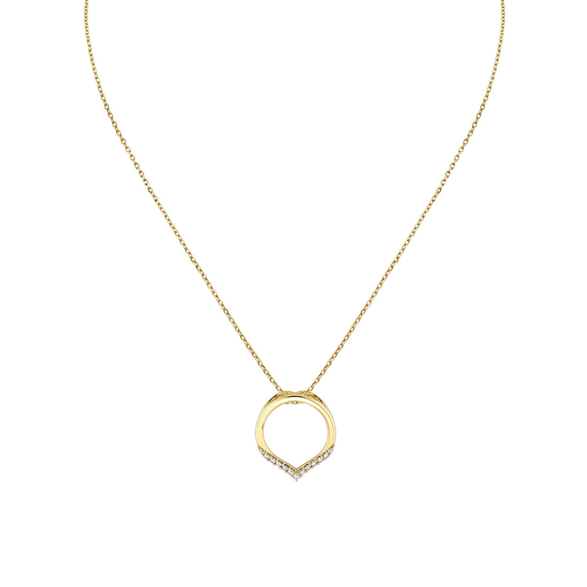 Diamond Circle Pendant