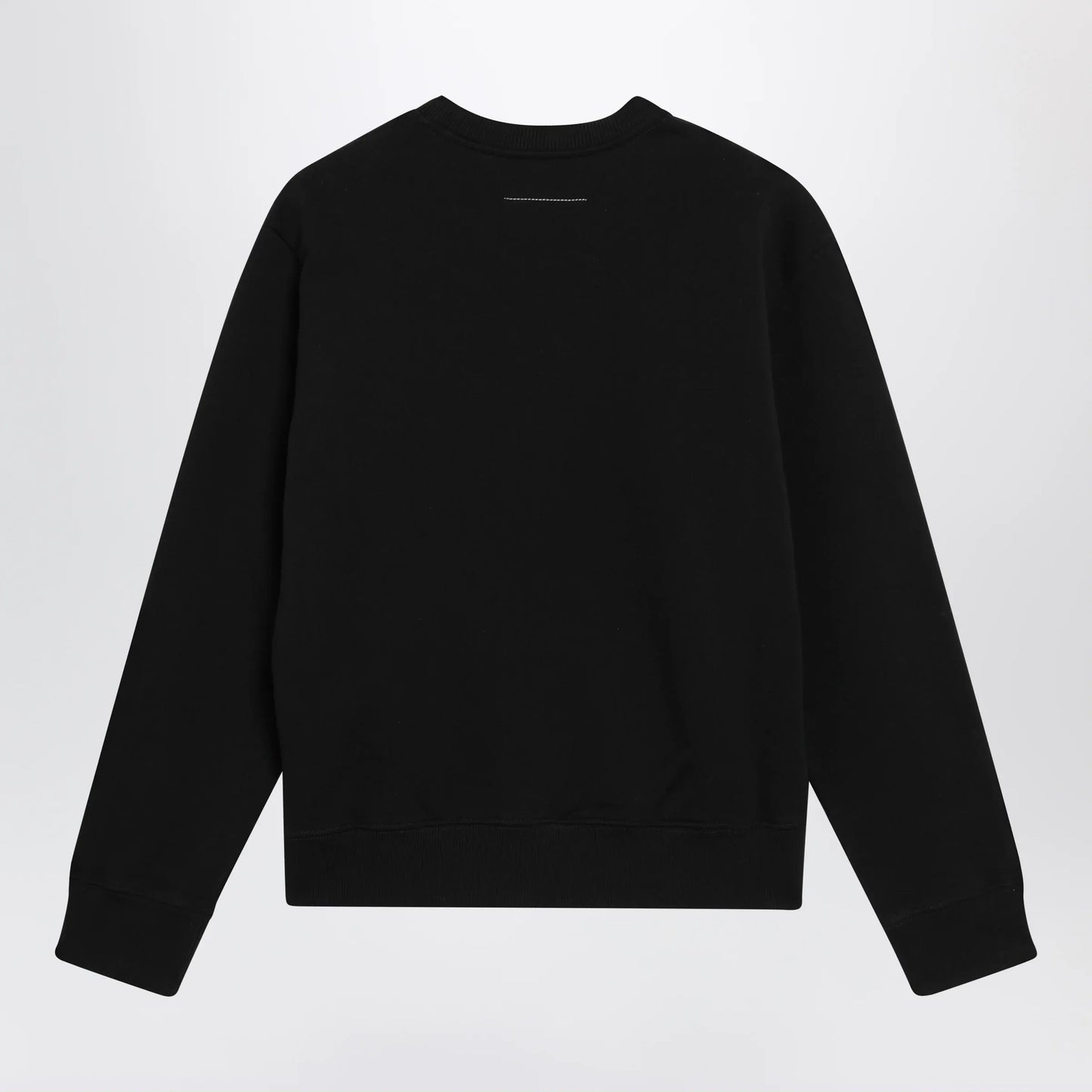 MM6 Maison Margiela - Numeric signature crewneck sweatshirt in black cotton