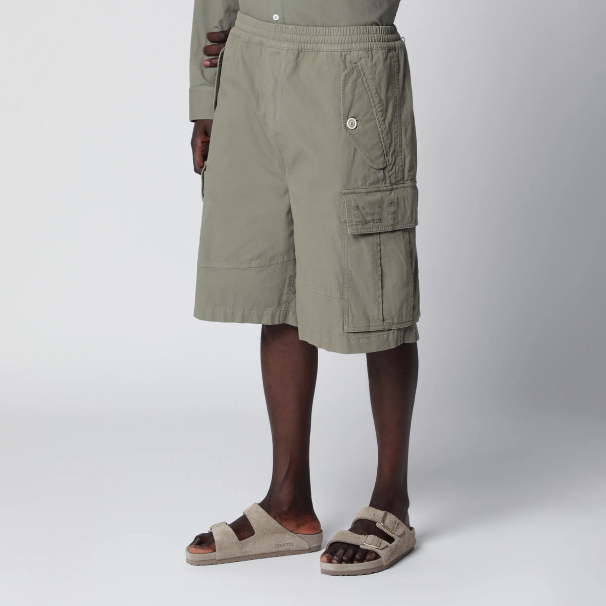 Dsquared2 - D2 Cargo ripstop cotton cargo shorts in oak