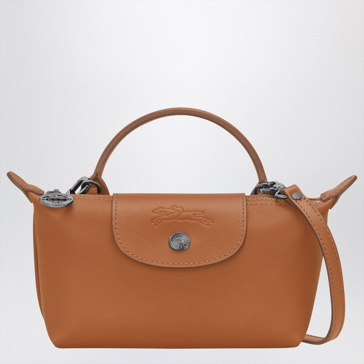Longchamp - Pochette Le Pliage Xtra XS in Cashew colour