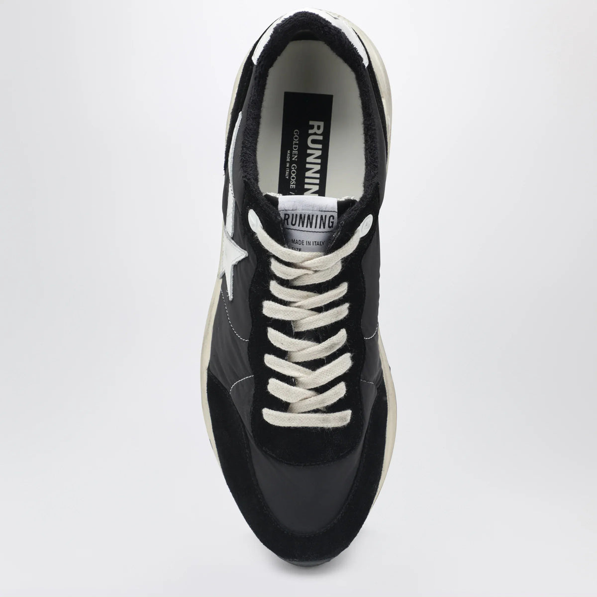 Golden Goose - Running Sole Sneakers black/white