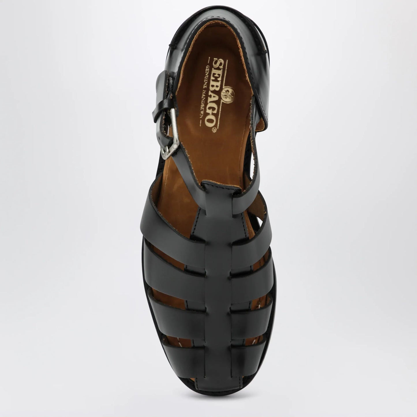 Sebago - Gurkha Tale black leather sandals