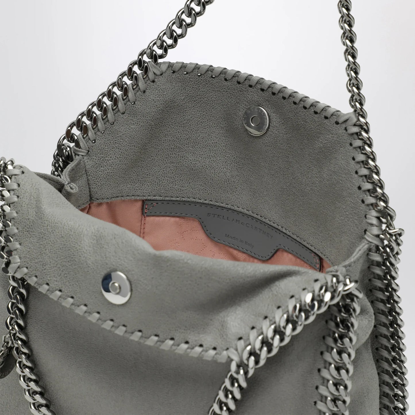 Stella McCartney - Mini Falabella tote bag in light grey